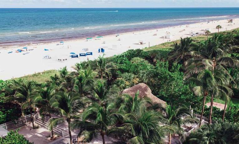 Beach in front of Cadillac Hotel & Beach Club, Autograph Collection.