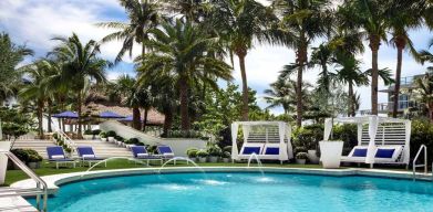 Pool area at Cadillac Hotel & Beach Club, Autograph Collection.