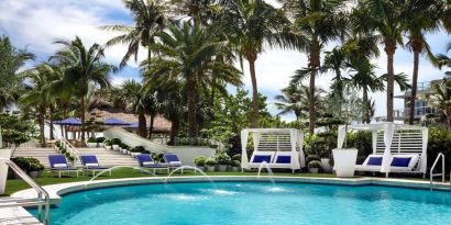 Pool area at Cadillac Hotel & Beach Club, Autograph Collection.