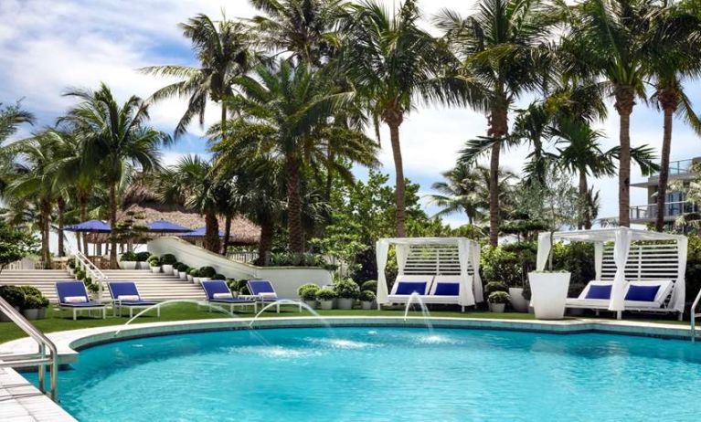 Pool area at Cadillac Hotel & Beach Club, Autograph Collection.