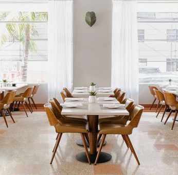 Dining area perfect for co-working at Winter Haven, Autograph Collection.