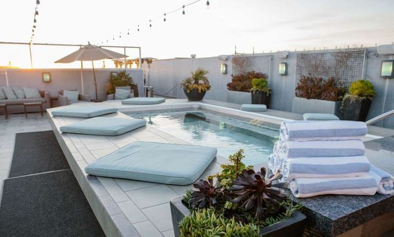 Outdoor pool at Shade Hotel Manhattan Beach.