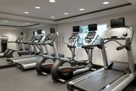 Fitness center with treadmills at Le Montrose.