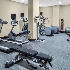 Fitness center at Hampton Inn & Suites Los Angeles/ Hollywood.