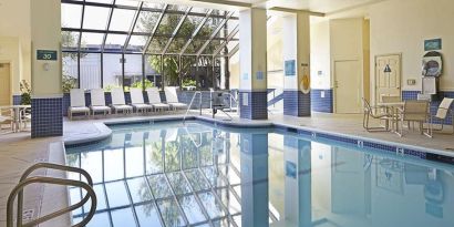 Indoor pool at Embassy Suites By Hilton LAX Airport North.