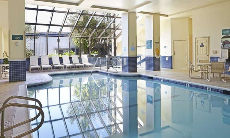 Indoor pool at Embassy Suites By Hilton LAX Airport North.