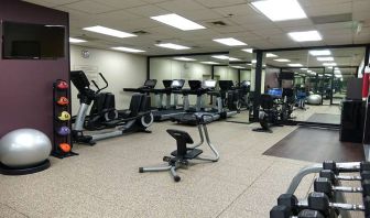 Fitness center at Embassy Suites By Hilton LAX Airport North.