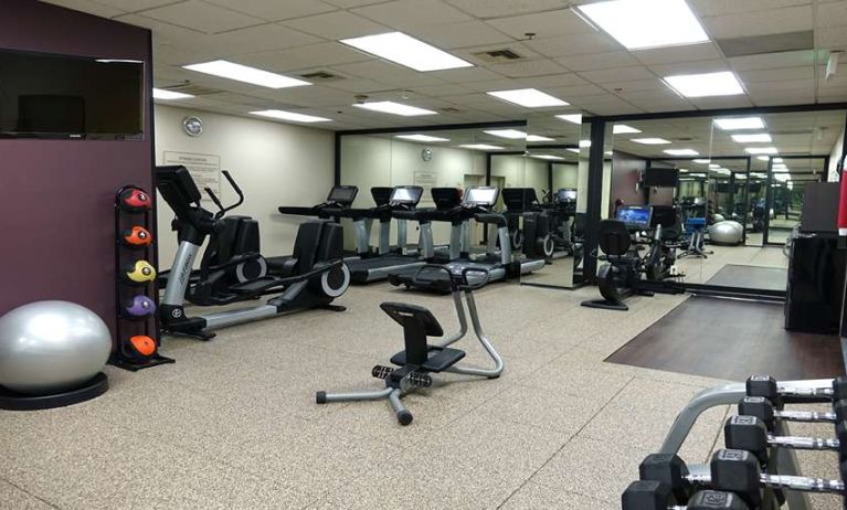 Fitness center at Embassy Suites By Hilton LAX Airport North.