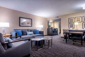 Living room at Embassy Suites By Hilton LAX Airport North.