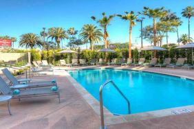 Relaxing outdoor pool at Residence Inn By Marriott LAX Airport.