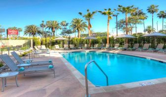 Relaxing outdoor pool at Residence Inn By Marriott LAX Airport.