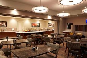 Dining area suitable for co-working at Residence Inn By Marriott LAX Airport.