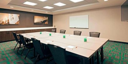 Meeting room at Residence Inn By Marriott LAX Airport.