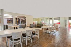 Spacious dining area at Ramada Los Angeles Downtown West.