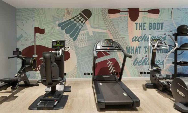 Fitness center at the Hampton by Hilton Istanbul Arnavutkoy.