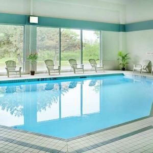 Indoor pool at Travelodge Ottawa East.