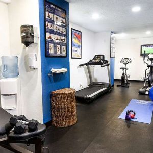 Fitness center at Best Western McCarran Inn.