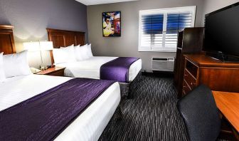 Hotel room with 2 queen beds at Best Western McCarran Inn.