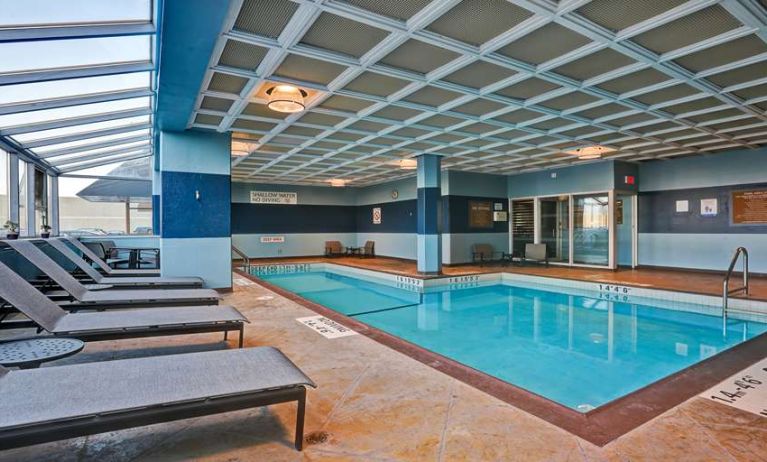 Indoor pool area at Four Points By Sheraton Toronto Mississauga.