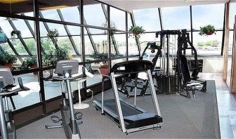 Fitness center at Atlantica Hotel Halifax.