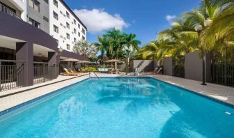 Refreshing outdoor pool at Courtyard Miami Dolphin Mall.