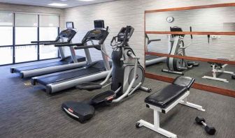 Fitness center available at Courtyard Miami Dolphin Mall.