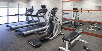 Fitness center available at Courtyard Miami Dolphin Mall.