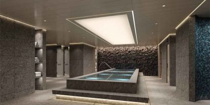 Spa area at the DoubleTree by Hilton Seoul Pangyo.