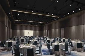 Meeting room at the DoubleTree by Hilton Seoul Pangyo.