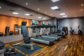 Well equipped fitness center at Courtyard By Marriott New York JFK Airport.