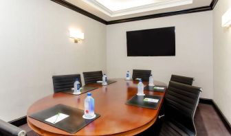 Fully equipped board room ideal for all business meetings at Courtyard By Marriott New York JFK Airport.