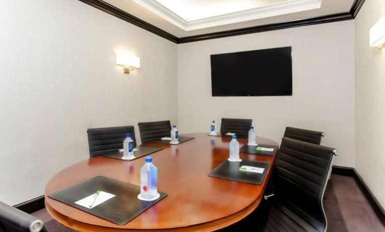 Fully equipped board room ideal for all business meetings at Courtyard By Marriott New York JFK Airport.