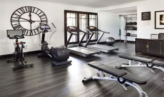 Well equipped fitness center at The Ambrose Hotel Santa Monica.