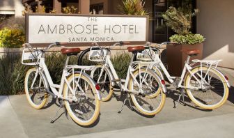 Bicycling at The Ambrose Hotel Santa Monica.