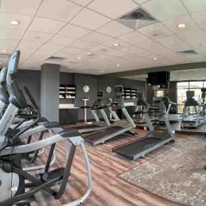 Fitness center at Holiday Inn & Suites Silicon Valley - Milpitas.