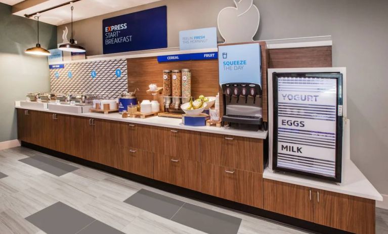 The hotel’s breakfast area where guests can enjoy a range of tasty ways to start the day.