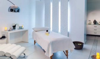 Sink into relaxation at the hotel’s spa, which offers a range of organic and natural therapies.