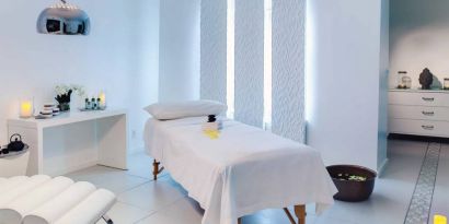 Sink into relaxation at the hotel’s spa, which offers a range of organic and natural therapies.