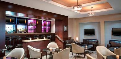 On-site dining is available at the hotel’s bar and restaurant.