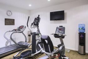 The Madison LES Hotel’s fitness center, with various exercise machinery/equipment.