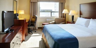 Holiday Inn Winnipeg Downtown guest room featuring double bed and workspace desk/chair.