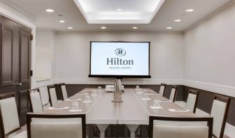 Meeting room available at Hilton Newark Airport.