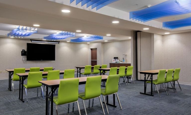 Professional meeting room at Holiday Inn Express & Suites Ontario.