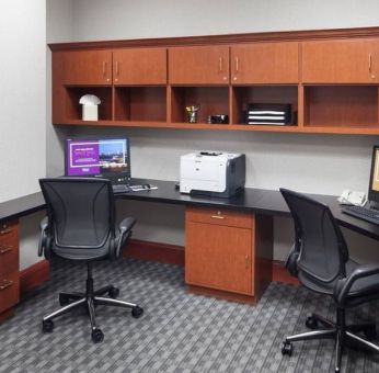 Dedicated business center with PC, printer, and internet at Hilton Garden Inn Dallas/Allen.