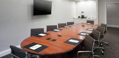 Professional meeting room at Hilton Garden Inn Dallas/Allen.