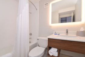 Private guest bathroom with shower at Holiday Inn Express Towson Baltimore N.