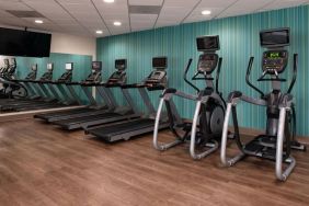 Well equipped fitness center at Holiday Inn Express Towson Baltimore N.