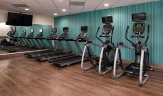 Well equipped fitness center at Holiday Inn Express Towson Baltimore N.