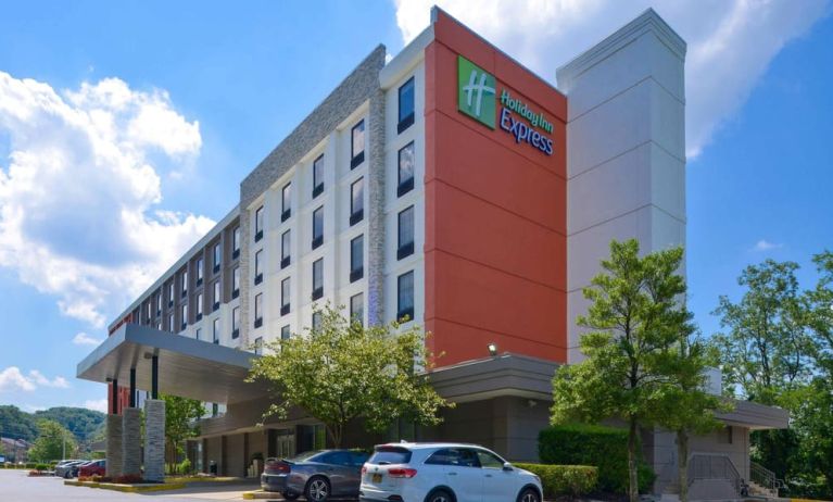 Parking area available at Holiday Inn Express Towson Baltimore N.