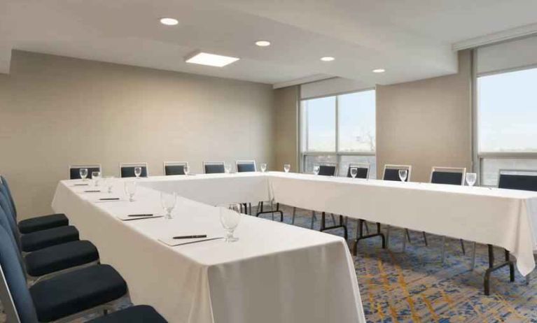 Bright and comfortable conference room at the Embassy Suites by Hilton Toronto Airport.